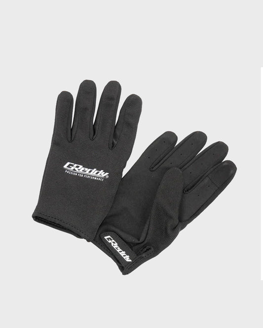 GReddy "Passion for Performance" Mechanic's Gloves - Black/Black