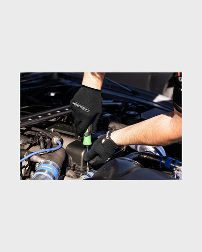 GReddy "Passion for Performance" Mechanic's Gloves - Black/Black