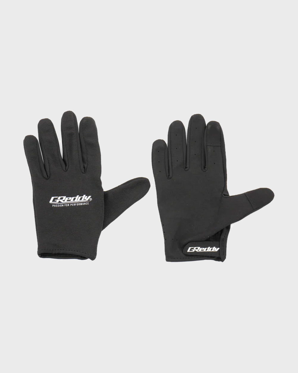 GReddy "Passion for Performance" Mechanic's Gloves - Black/Black