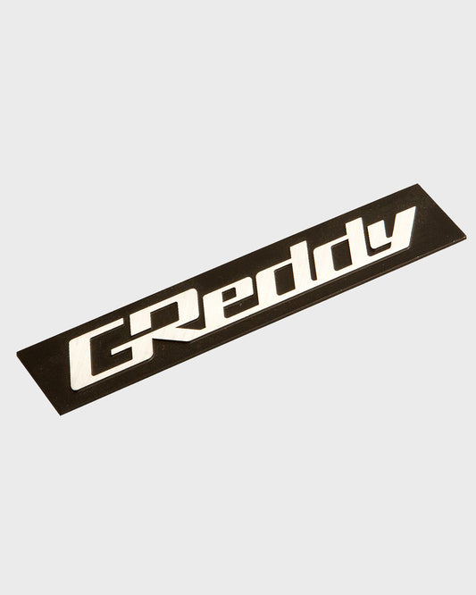 GReddy Aluminium Emblem - Black/Silver