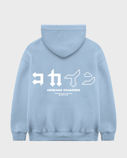 "Dream Chaser" Hoodie // Pastel Blue