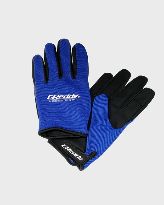 GReddy "Passion for Performance" Mechanic's Gloves - Blue/Black