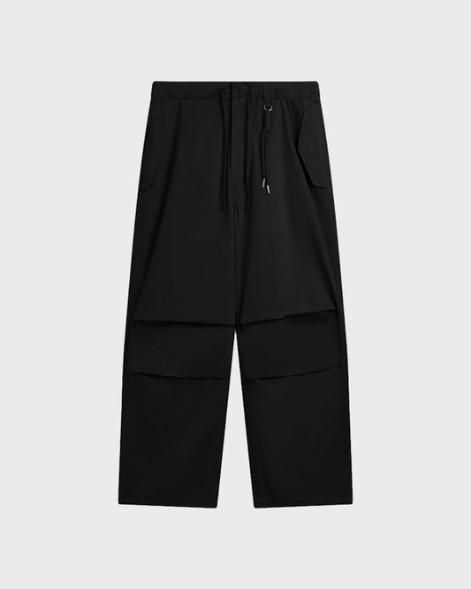 Cargo Wide Pants /// Black