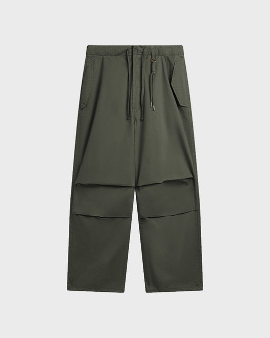 Cargo Wide Pants /// Green Khaki