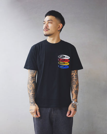 Logo "Dept" T Shirt // Black