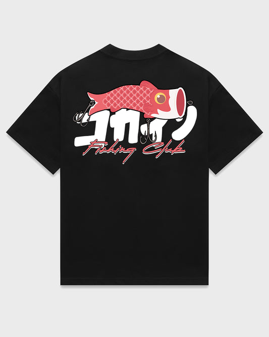 Fishing Club T Shirt // Black