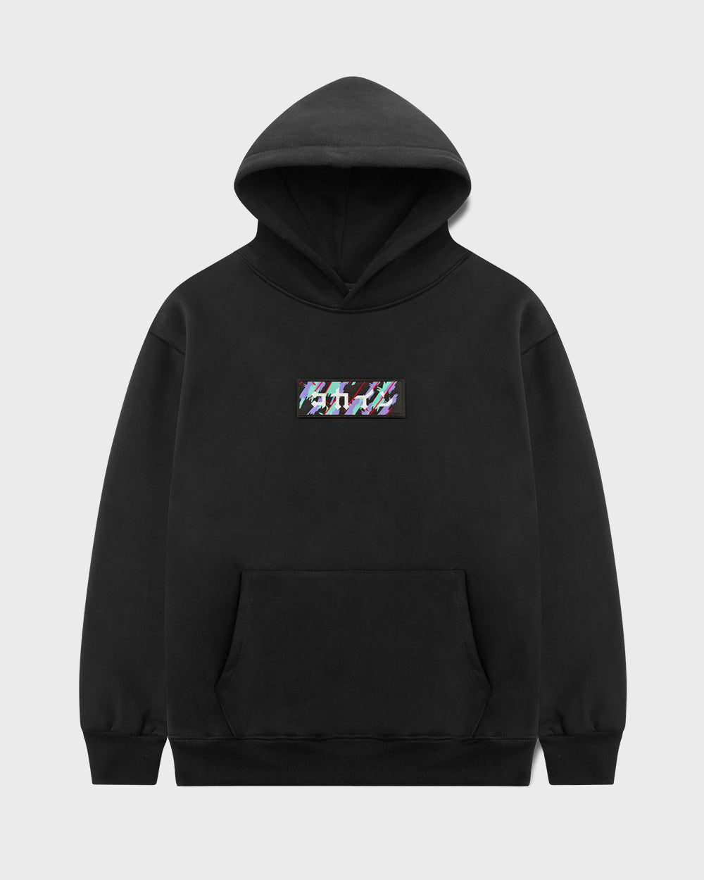 "HKS" Patch Hoodie // BLACK