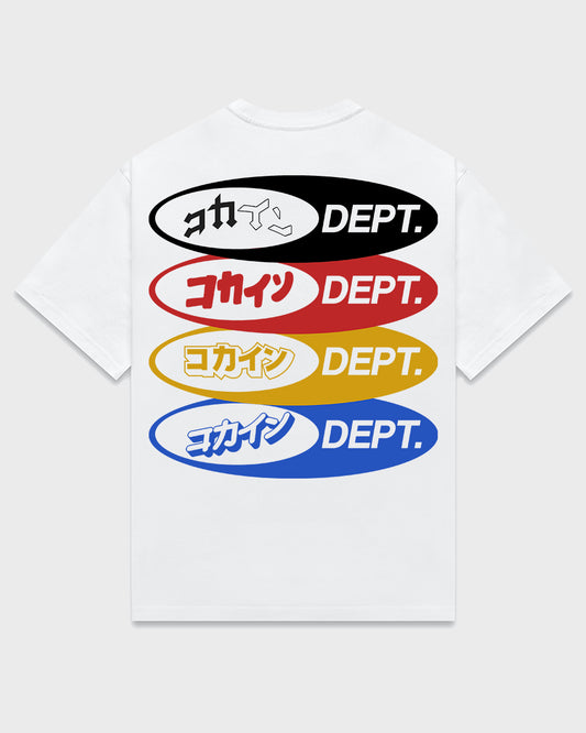 Logo "Dept" T Shirt // White