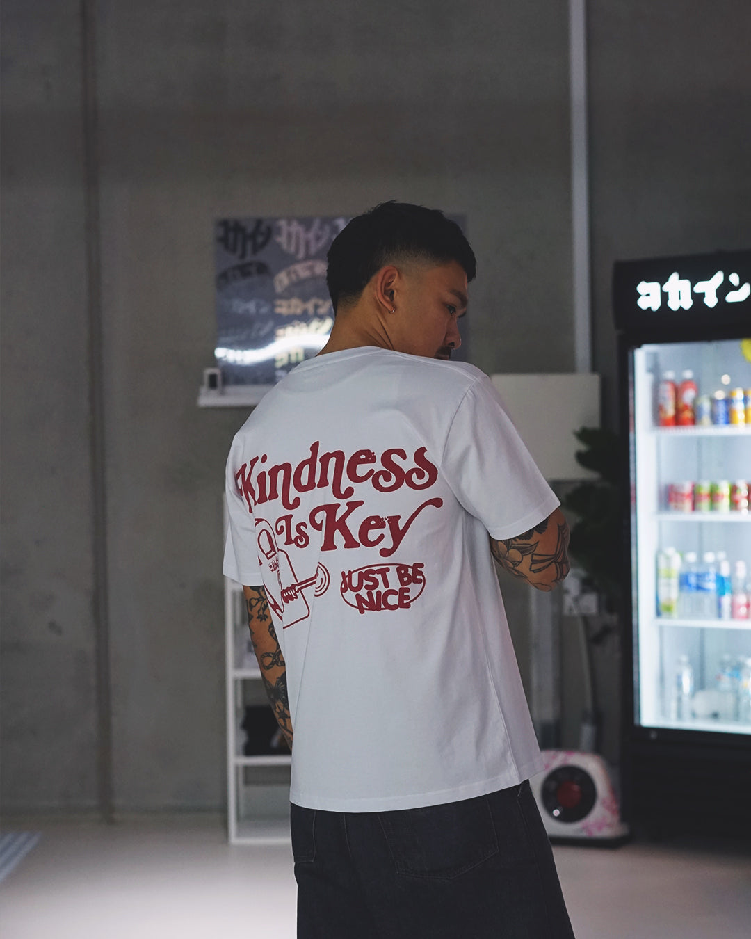 Kindess Is Key T Shirt // White