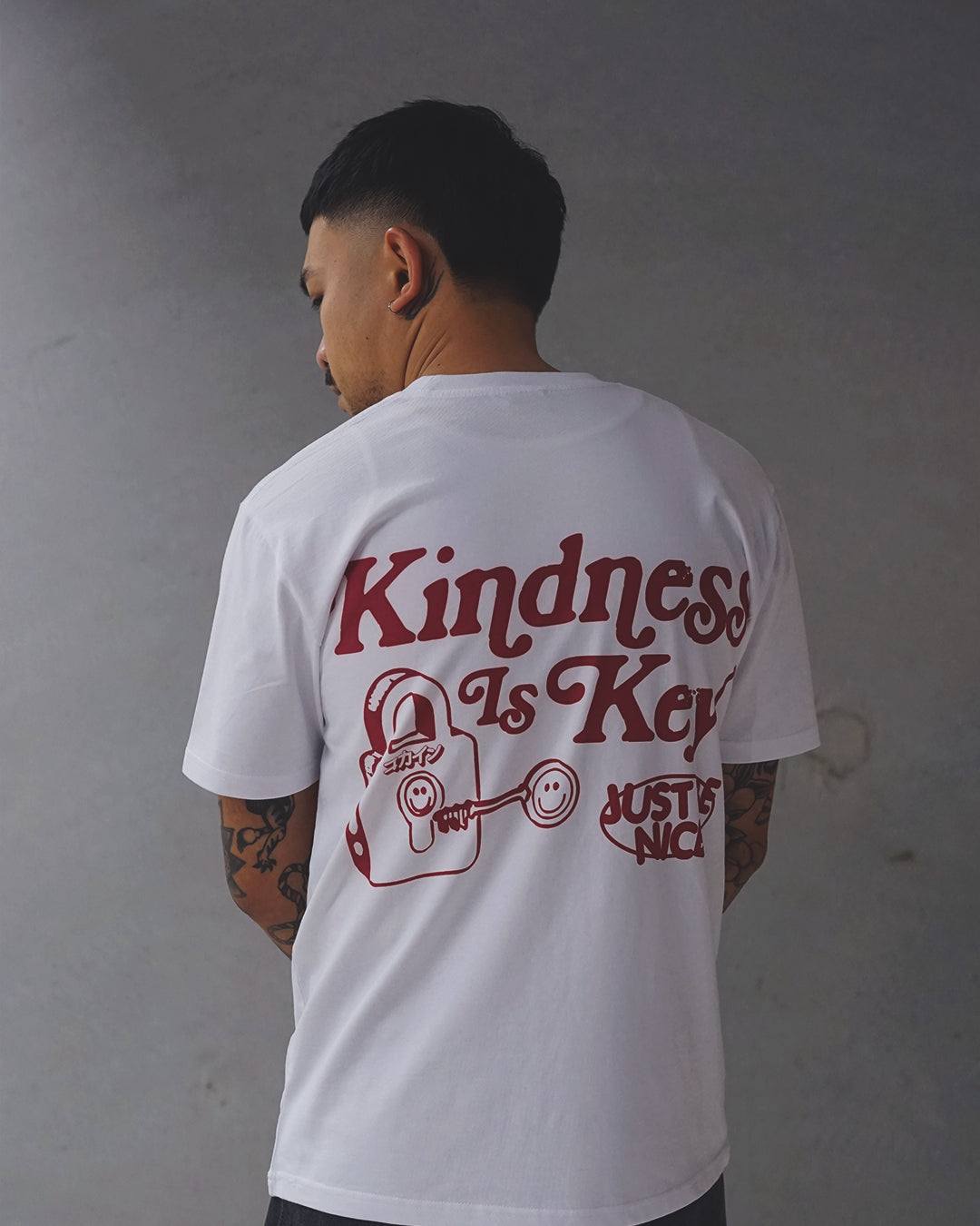 Kindess Is Key T Shirt // White