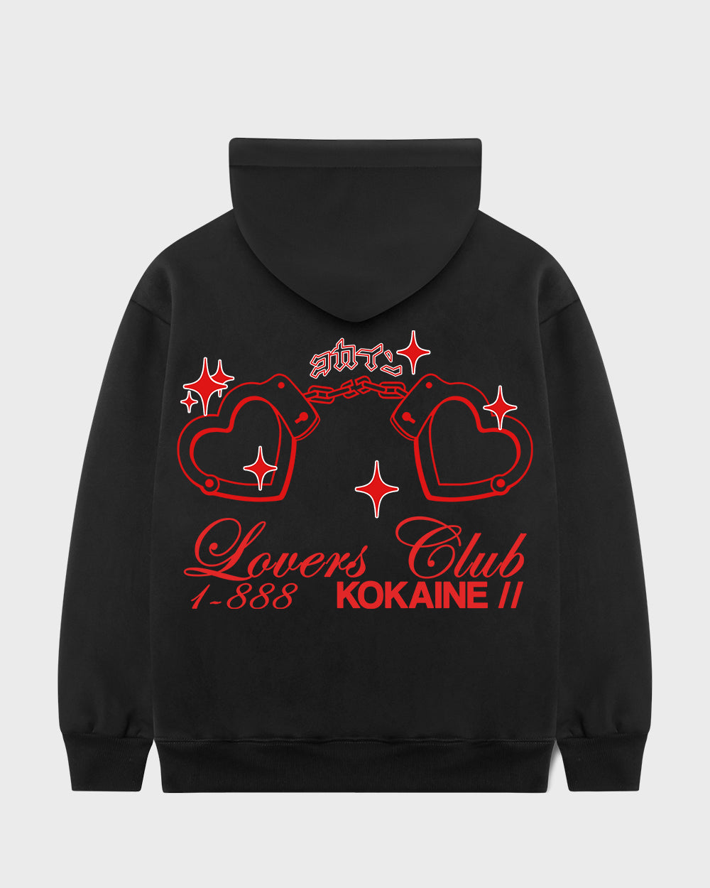 "Lovers Club" Hoodie // BLACK