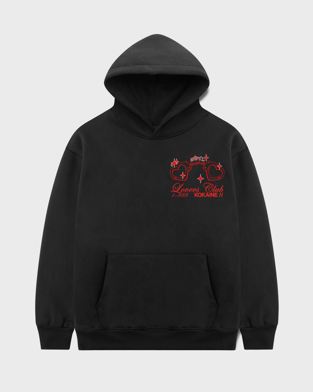 "Lovers Club" Hoodie // BLACK