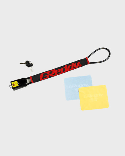 GReddy Steering Lock - Black / Red