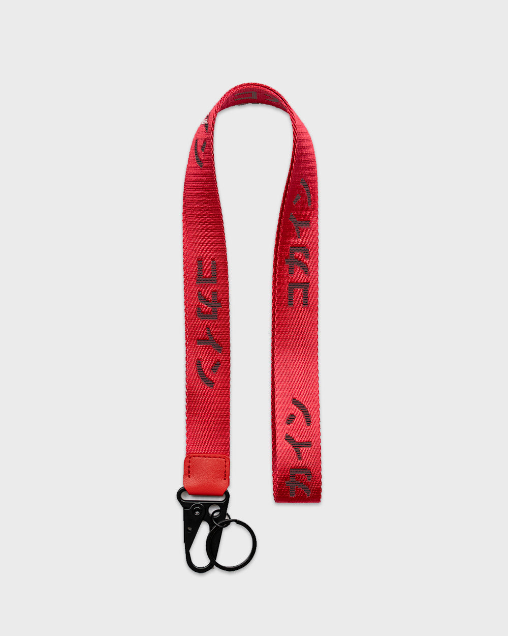 Lanyard 'Red With Black Logo' ////