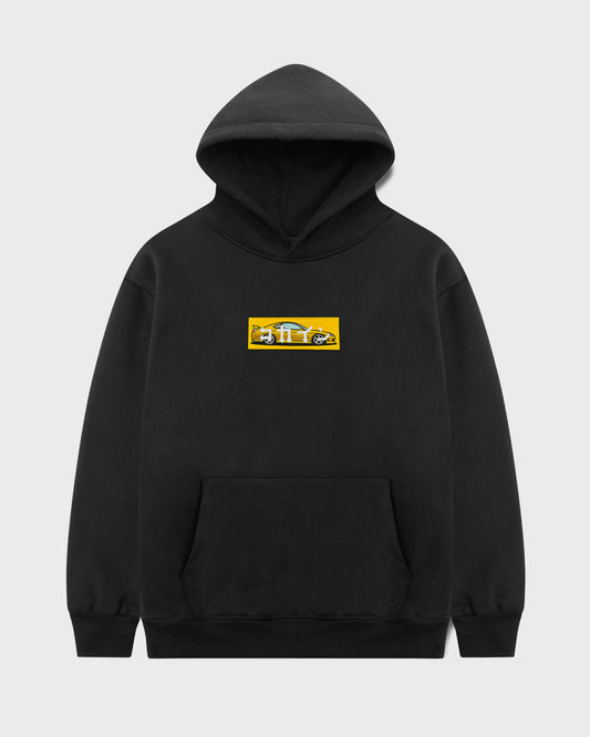 "S15" Patch Hoodie // BLACK