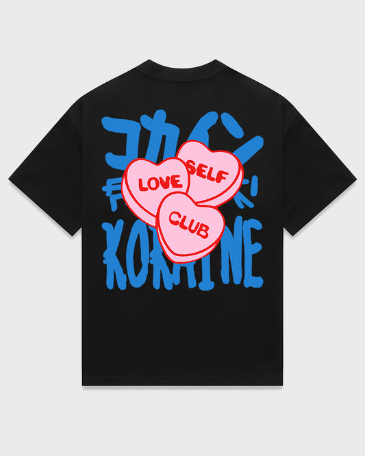 Self Love Club - Candy T Shirt // Black