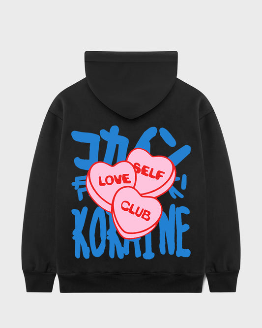 Self Love Club - Candy Hoodie // BLACK